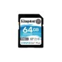 Card de Memorie SDXC Kingston Canvas GO Plus, 64GB, Class 10