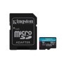 Card de Memorie MicroSDXC Kingston Canvas GO Plus, 64GB, Adaptor SD, Class 10