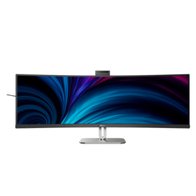 "Monitor Philips 48.8"" 49B2U5900CH/00, Curvature: 1800R, Diagonal (inch): 48.8, Diagonal (cm): 124, Aspect ratio: 32:9, Panel: 