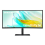 Monitor Samsung 34" LS34C652UAUXEN, Curvature: 1000R, Diagonal (inch): 34, Diagonal (cm): 86, Aspect ratio: 21:9, Panel: VA, Res