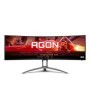 Monitor AOC 48.8" AG493UCX2, Curvature: 1800R, Diagonal (inch): 48.8, Diagonal (cm): 124, Aspect ratio: 32:9, Panel: VA, Resolut
