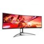 Monitor AOC 48.8" AG493UCX2, Curvature: 1800R, Diagonal (inch): 48.8, Diagonal (cm): 124, Aspect ratio: 32:9, Panel: VA, Resolut