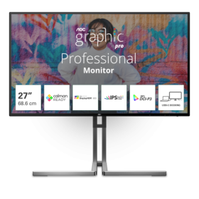 "Monitor AOC 27"" U27U3CV, Diagonal (inch): 27, Diagonal (cm): 69, Aspect ratio: 16:9, Panel: IPS, Resolution: 3840x2160, Refres