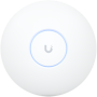 Ubiquiti U7-Pro-Max Ceiling-mounted WiFi 7 AP with 8 spatial streams, 6 GHz support, and a dedicated spectral scanning engine fo