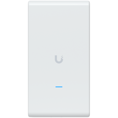 Ubiquiti U6-Mesh-Pro-EU Indoor/outdoor WiFi 6 AP with 4 spatial streams, an integrated super antenna, and a gigabit passthrough 