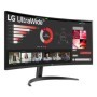 Monitor LG 34" 34WR50QK-B.AEU, Curvature: 1800R, Diagonal (inch): 34, Diagonal (cm): 86, Aspect ratio: 21:9, Panel: VA, Resoluti
