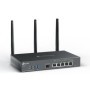 "Omada AX3000 Wi-Fi 6 Gigabit VPN Router PORT: 1× Gigabit SFP WAN/LAN Port, 1× Gigabit RJ45 WAN Port, 4× Gigabit WAN/LAN RJ45 Po