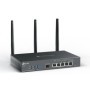 "Omada AX3000 Wi-Fi 6 Gigabit VPN Router PORT: 1× Gigabit SFP WAN/LAN Port, 1× Gigabit RJ45 WAN Port, 4× Gigabit WAN/LAN RJ45 Po