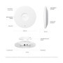 "Omada  BE9300 Ceiling Mount Tri-Band Wi-Fi 7 Access Point PORT: 1×2.5G RJ45 Port SPEED:574Mbps at  2.4 GHz + 2880 Mbps at 5 GHz