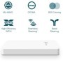 TP-Link Wireless Access Point EAP615-Wall, AX1800 WIFI 6, Dual-Band, Uplink 1× Gigabit Ethernet (RJ-45) Port, Downlink 3× 10/100