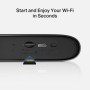 MERCUSYS 4G LTE MOBILE WI-FI MT110, Standarde wireless: IEEE 802.11a/b/g/n 2.4 GHz, dimensiuni: 111*70*23.8 mm, 1 Nano SIM card 