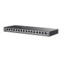 "JetStream™  16-Port Gigabit Smart Switch with 8-Port PoE+ PORT: 8× Gigabit PoE+ Ports SPEC: 802.3af/at, 120 W PoE Power, Deskto