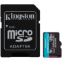 KINGSTON 128GB microSDXC Canvas Go Plus Gen4 200MB/s A2 U3 V30 Card + Adapter