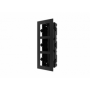 Panou frontal pentru 3 module videointerfon modular Hikvision DS-KD- ACF3 permite conectarea a 3 module de videointerfon modular