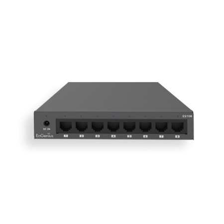 Switch Engenius Unmanaged Desktop 8-port GbE, standard wireless L1, capacitate switch 16 Gbps