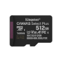 Card de Memorie MicroSDXC Kingston512GBCanvas Select PlusFara Adaptor
