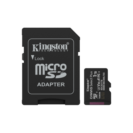 Card de Memorie MicroSDXC Kingston 1TB Canvas Select PlusCu Adaptor