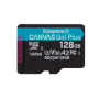 Card de Memorie MicroSDXC Kingston128GB Canvas GO PlusFara Adaptor