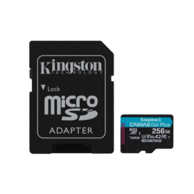 Card de Memorie MicroSDXC Kingston256GBCanvas GO PlusCu Adaptor