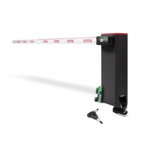 Kit bariera de acces auto cu brat telescopic fara LED Motorline KIT TURBO 6 + ZUM75HTSL-6, 6 m, 24V, utilizare intensiva Pachetu