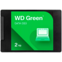 SSD WD Green 2TB SATA, 2.5", 7mm, Read: 545 MBps, powered by SanDisk