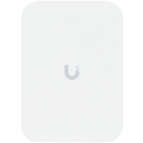 Ubiquiti UniFi U70IW Wall mounted WiFi 7 AP with 4 spatial streams and an integreated 2.5GbE PoE switch desined for hospitality 
