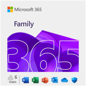 Microsoft M365 Family Subscription FY25H2 Online Product Key License 1 License Eurozone Downloadable Click to Run ESD NR 1 Year