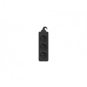 Prelungitor 3 prize , cablu din cupru de calitate superioara, negru