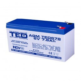 Baterii si acumulatori BATERIE AGM TED678F1 6V 7.8Ah TED