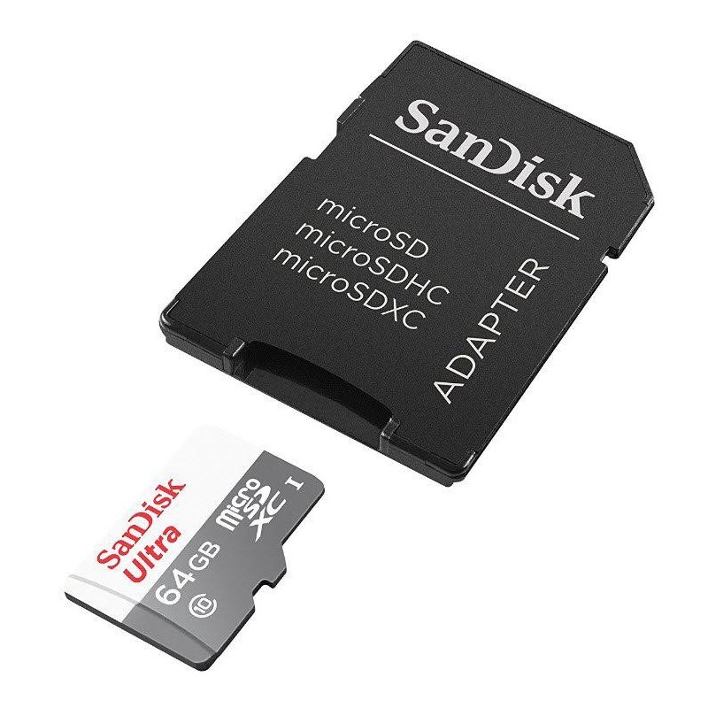 SANDISKMICROSDXC 64GB CL10 SDSQUNS-064G-GN3MA