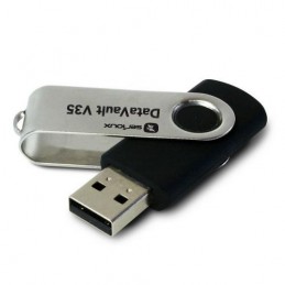 USB Memory Stick USB 64GB SRX DATAVAULT V35 BLACK USB 2.0 SERIOUX