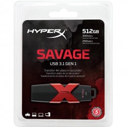KINGSTONUSB 512GB USB 3.1 HYPERX SAVAGE