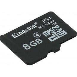 KINGSTONMICROSDHC 8GB CL4 W/O ADAPTER KS