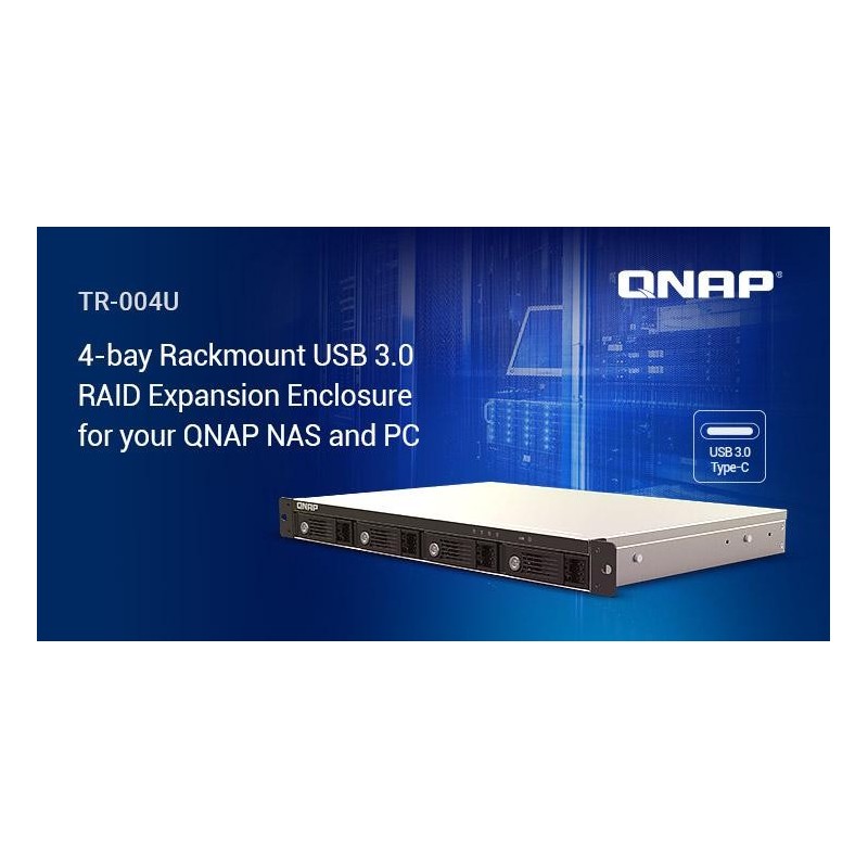 NAS - Hard Disk Retea QNAP EXPANSION 4BAY RACK USB 3.0 TYPE C QNAP
