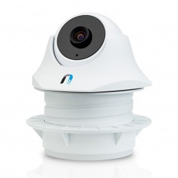 UBIQUITIUbiquiti UVC-Dome (IniFi Video Camera) INDOOR (720p HD, 30 FPS, night vision, POE (adapter included), buit-in microph...