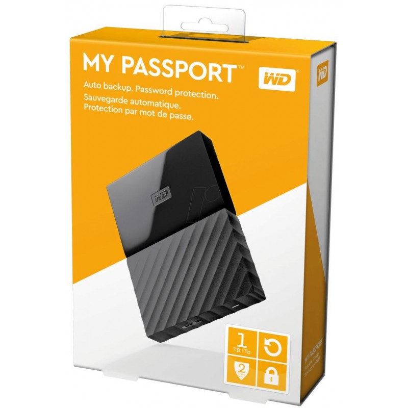 WDEHDD 1TB WD 2.5 MY PASSPORT BLACK