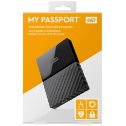 HDD extern EHDD 4TB WD 2.5" MY PASSPORT BLACK WD