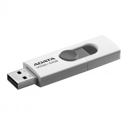 USB Memory Stick USB UV220 64GB WHITE/GRAY RETAIL ADATA