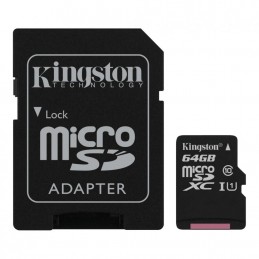 Carduri memorie MICROSD 64GB SELECT PLUS SDCS2/64GB KINGSTON