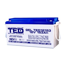 BATERIE GEL AGM TED12153M8 12V 153Ah