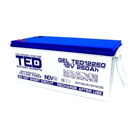 BATERIE AGM VRLA GEL TED12260M8 12V 260Ah