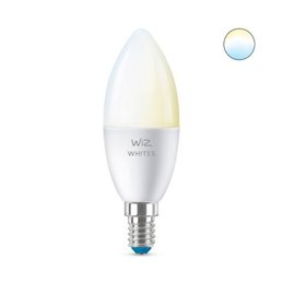 BEC LED PHILIPS WiZ WHITES C37  E14 4.9W