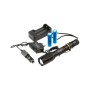 TEDLanterna metalica LED CREE 2 acumulatori