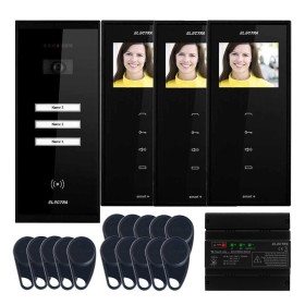 ELECTRAVideointerfon Electra Smart+ 3.5” pentru 3 familii montaj aparent