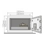 YaleSeif standard mini cu cifru Yale YSV/170/DB1/P - roz
