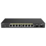 Wireless Management 20AP 8-port GbE PoE.af Switch 61.6W 2GbE 2SFP smart+ DT (Network Switch, Power Adapter (48V/1.75A), Power co