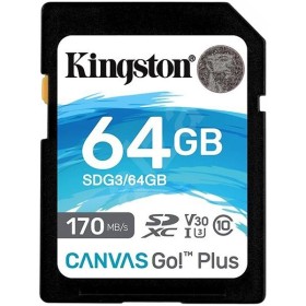 Kingston 64GB SDXC Canvas Go Plus 170R C10 UHS-I U3 V30
