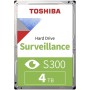 HDD Video Surveillance TOSHIBA S300 4TB SMR, 3.5'', 256MB, 5400RPM, SATA, TBW: 180