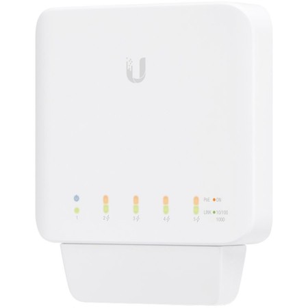 UBIQUITI Flex (4) GbE PoE+ ports (1) GbE PoE++ input port for power 46W PoE availability* PoE++ input 20W PoE availability PoE+ 
