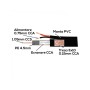 Cablu coaxial cu alimentare 75 ohm RG6 CCS + 2 fire CCA x 0.75 mm P...